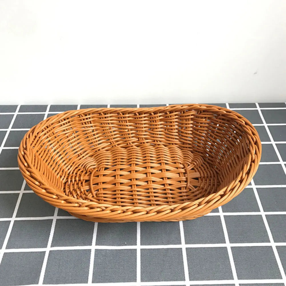 paniers à pain en osier pour collations et fruits - vue 5 sur 6