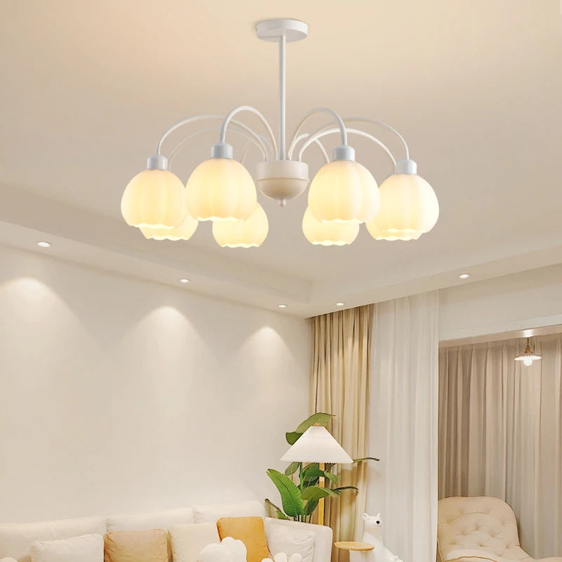 lustre à led design moderne luminaire suspendu décoratif - vue 7 sur 12