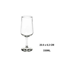Verres à vin sans pied incassables elegants reutilisables