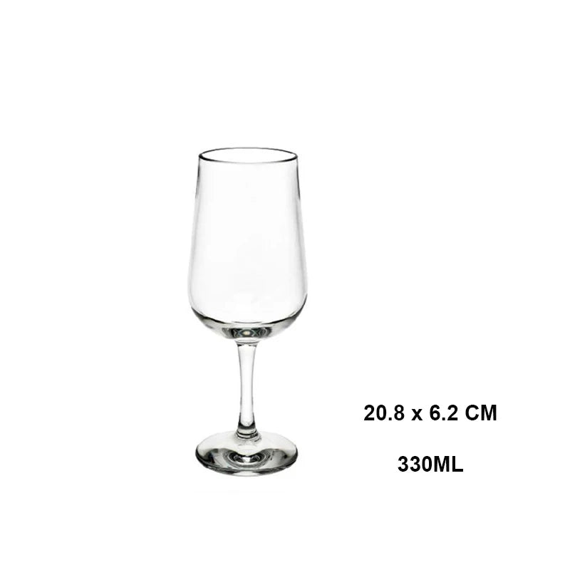 Verres à vin sans pied incassables elegants reutilisables
