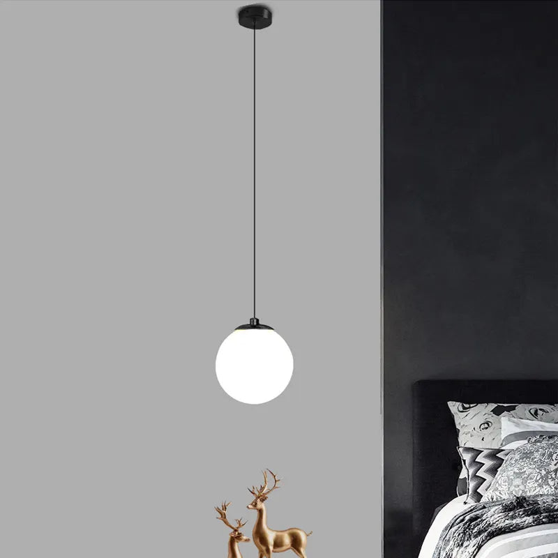 Suspension LED en verre moderne nordique pour salle à manger chambre lustre en or luminaires intérieur Restaurant Bar décor lampe suspendue - vue 6 sur 9