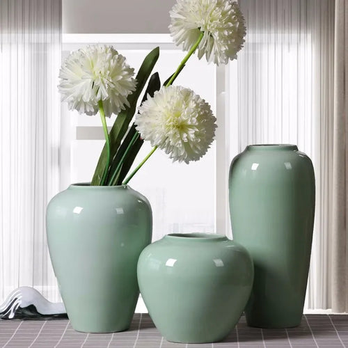 vase en céramique minimaliste moderne pour décoration florale