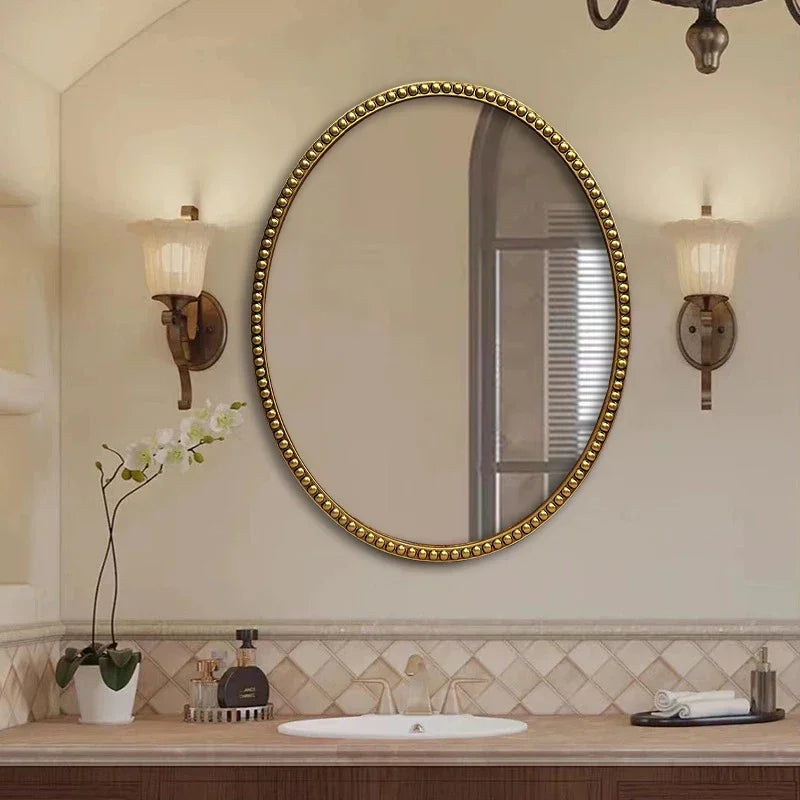 miroirs décoratifs ovales en macramé pour décoration murale - vue 8 sur 13