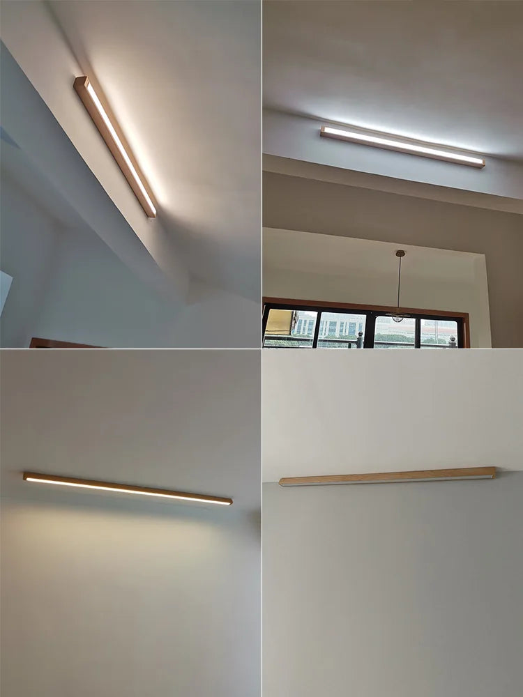 plafonnier ligne murale allée couloir balcon sans lumière - vue 4 sur 18