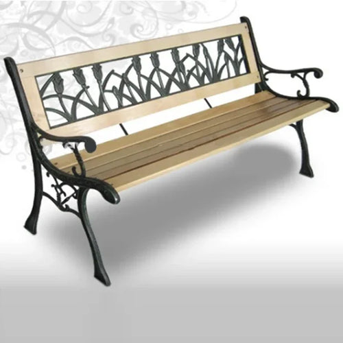 chaises de jardin en fonte et bois style antique