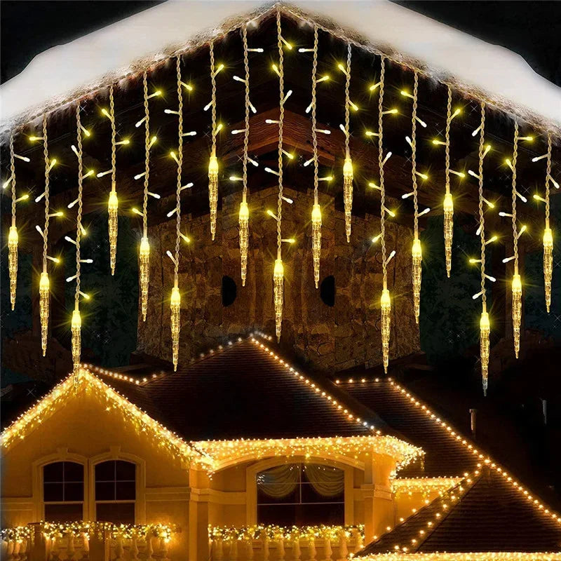 guirlande lumineuse à led pour décorations de noël 2024 - vue 4 sur 12