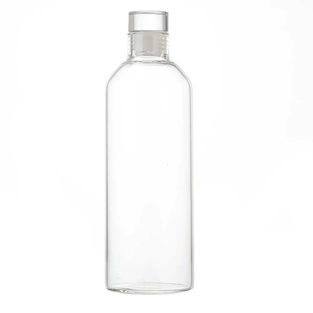 Bouteille verre étanche réutilisable pour boissons et sauces - vue 3 sur 7