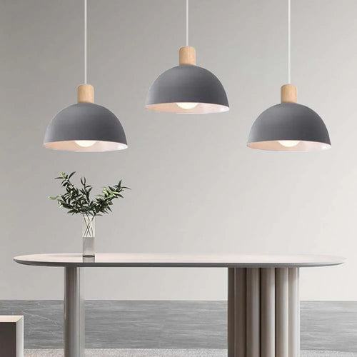 Moderne Bois LED Suspension Lumière Nordique Cuisine Décor À La Maison Suspension Restaurant Plafond Lustre Lustre Chambre Luminaires