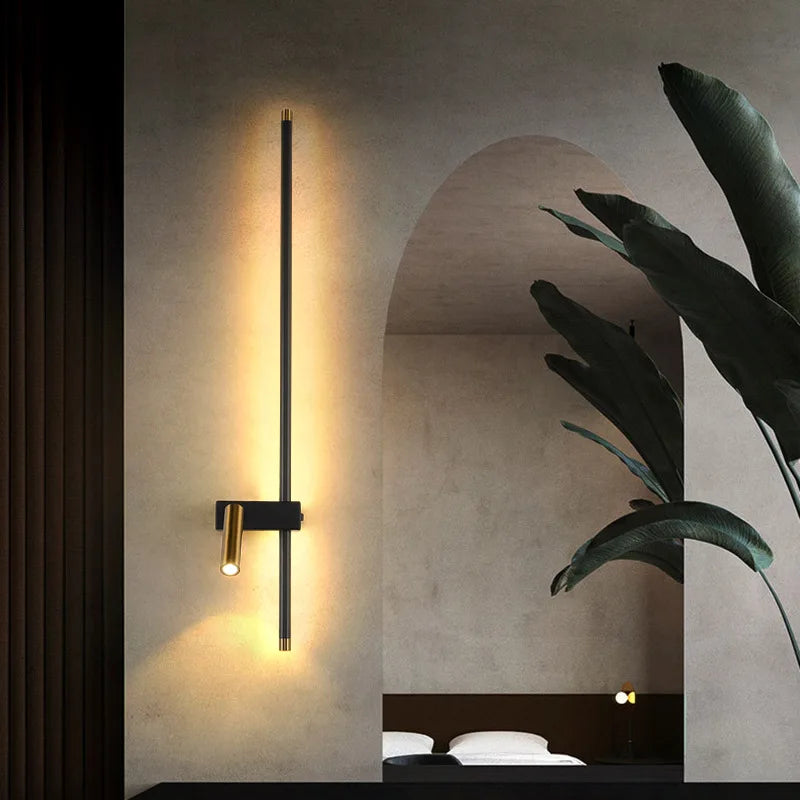Applique murale led nordique simple pour éclairage décoratif d'intérieur - vue 4 sur 8