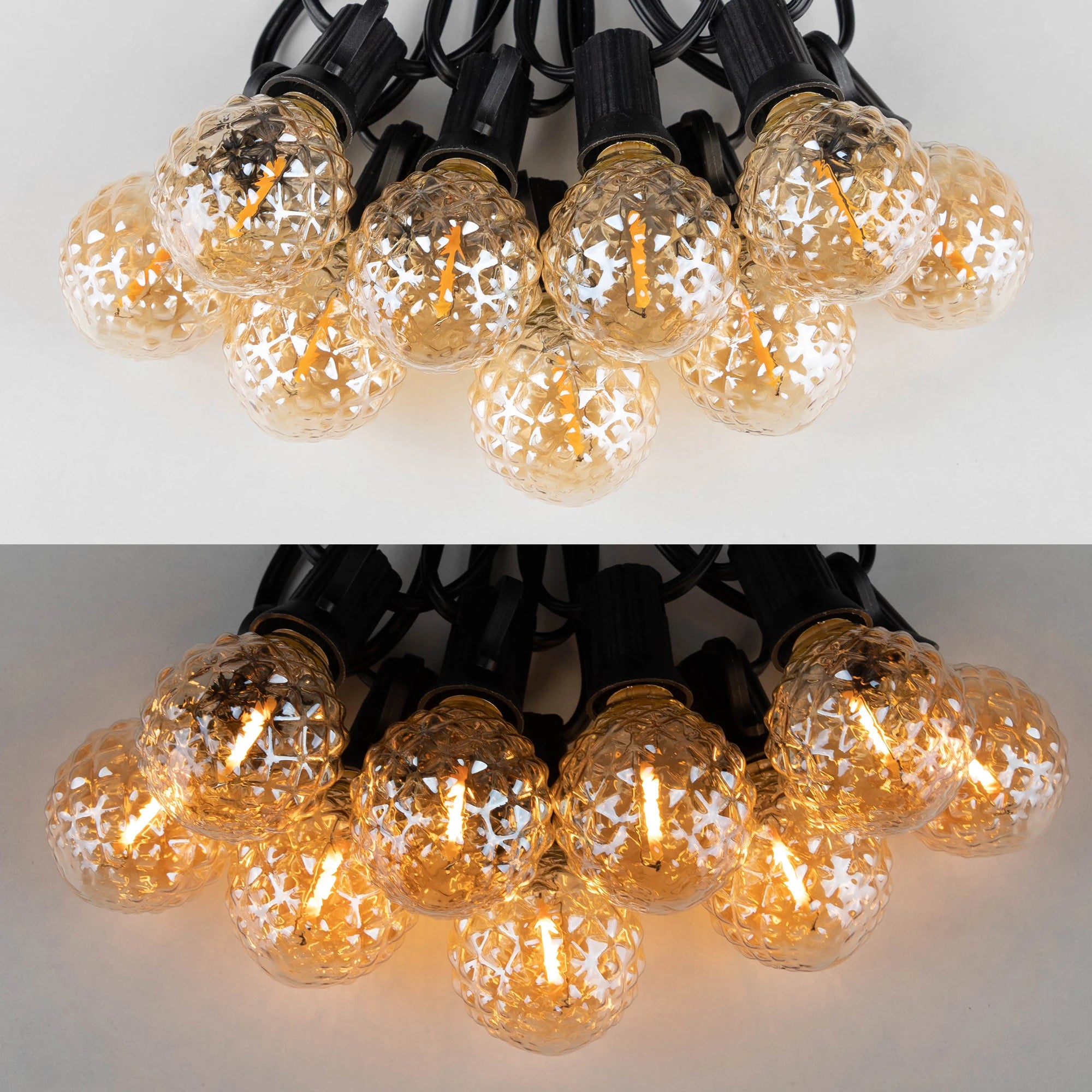 guirlande lumineuse d'extérieur connectable décorative pour jardin noël