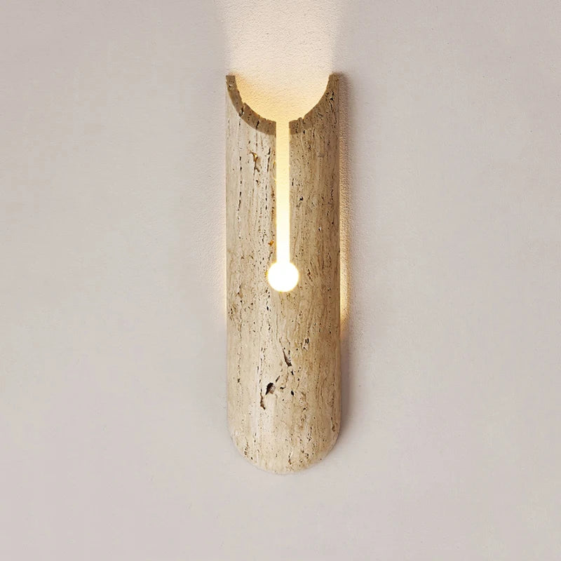 Créativité moderne Simple pierre naturelle design atmosphère applique maison petit couloir frais chambre chevet lumières décoratives