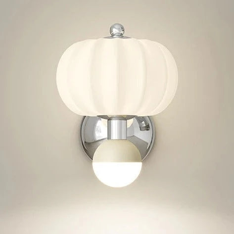 Applique murale citrouille double chevet