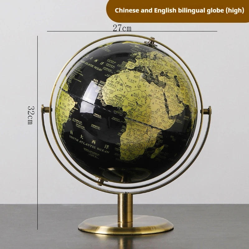 globe terrestre rotatif éducatif pour enfants en métal - vue 9 sur 14