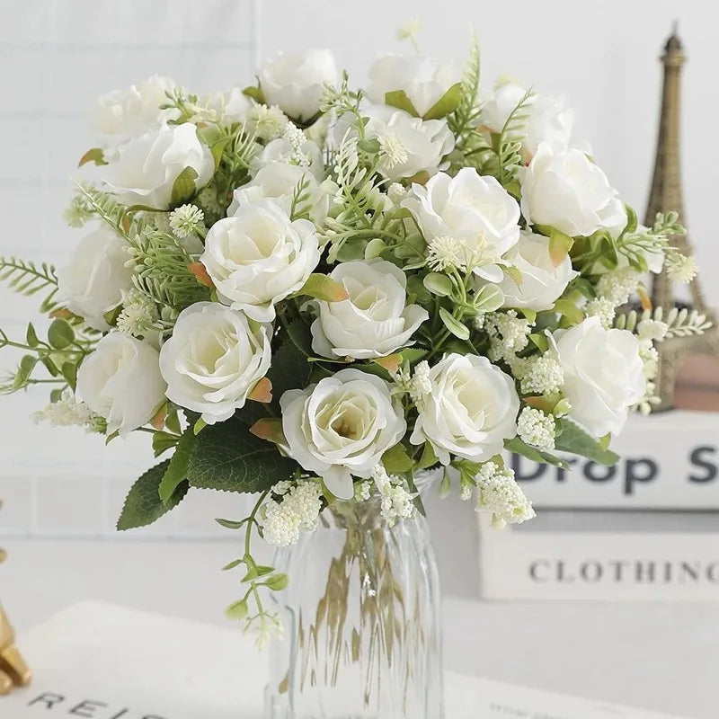 bouquet de pivoines artificielles pour mariage et décoration intérieure - vue 13 sur 15