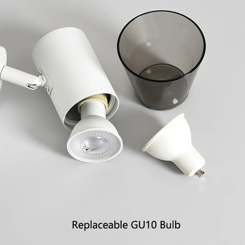 applique murale led modernes avec interrupteur et lampe de chevet - vue 6 sur 11