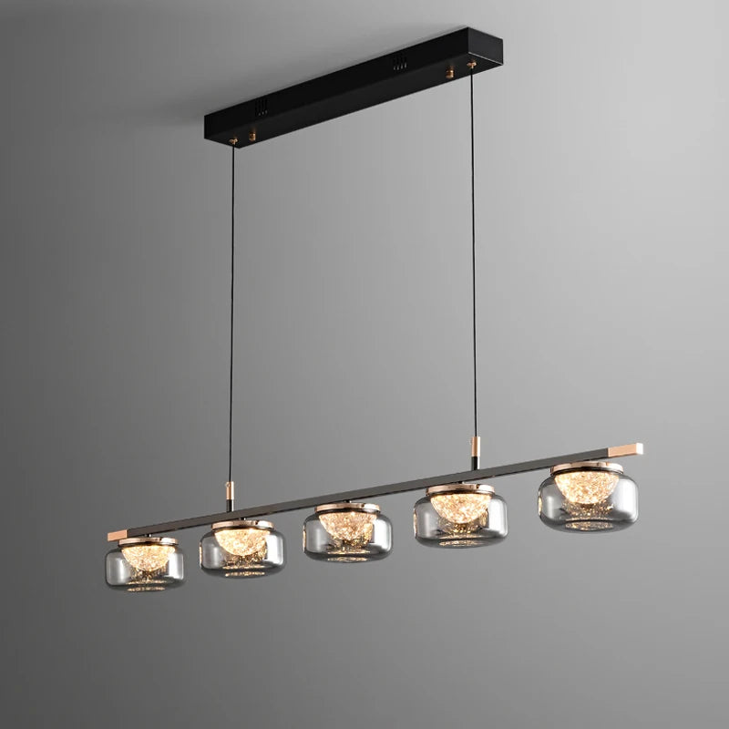 lustre minimaliste italien haut de gamme pour éclairage moderne - vue 4 sur 12