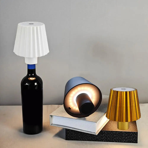 lampe de bouteille de vin sans fil portable pour bars et événements