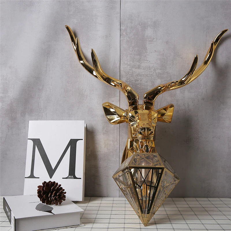 applique murale led en bois de résine moderne décorative