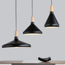 suspension nordique moderne en bois et aluminium
