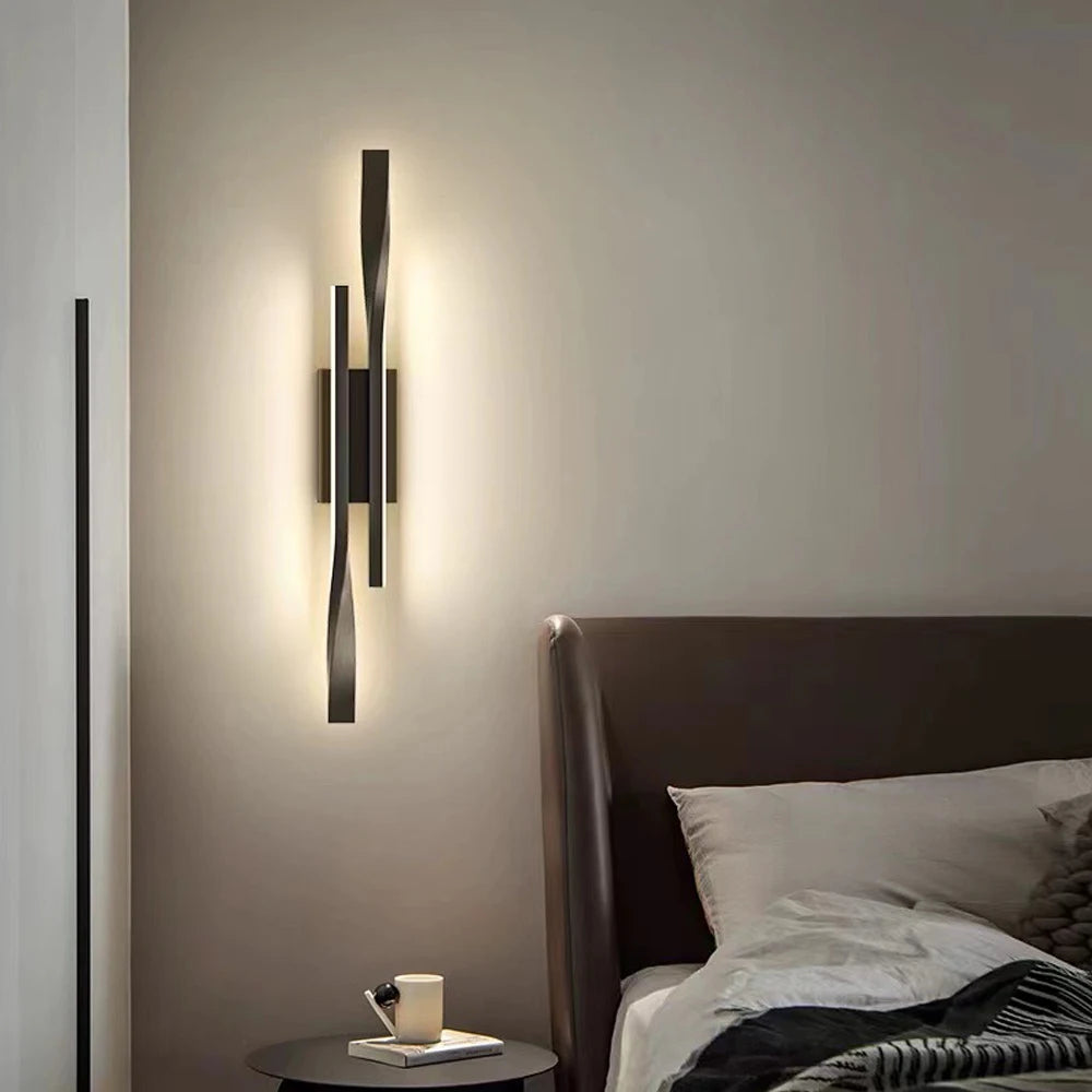 applique murale led minimaliste moderne pour intérieur - vue 3 sur 9