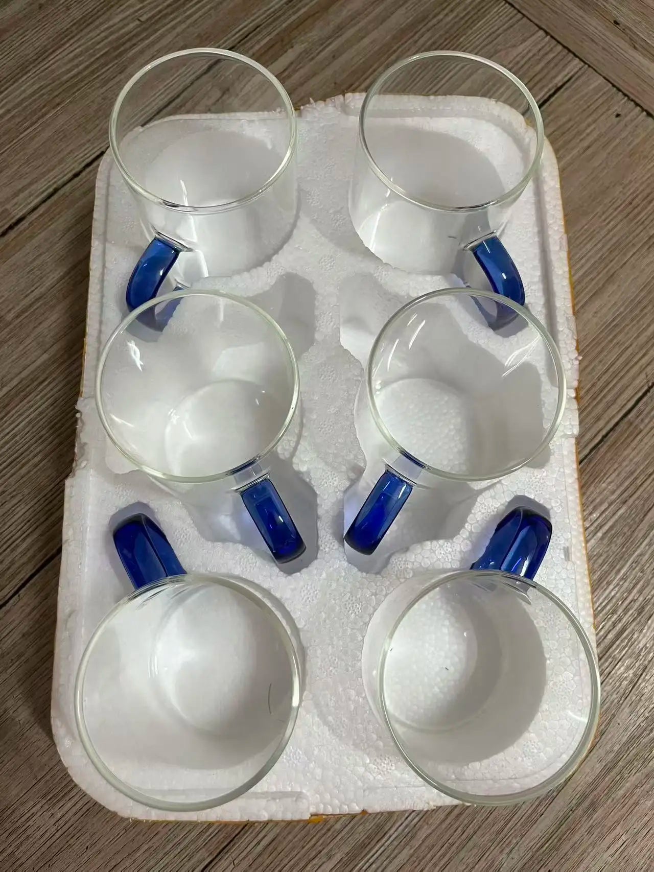 Tasse en verre cocktail design texturé 300 ml - vue 7 sur 7