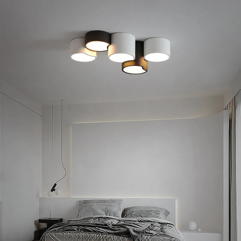 Lustre Lumières Géométrique Simple Moderne Luminaire Décor - vue 6 sur 15