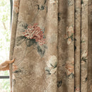 Rideau occultant motif floral style moderne chambre salon
