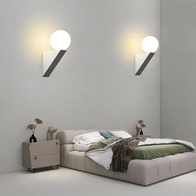 applique murale led en verre pour intérieur maison - vue 5 sur 7