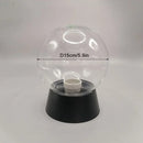 lampadaire extérieur globe noir pour éclairage de jardin et terrasse