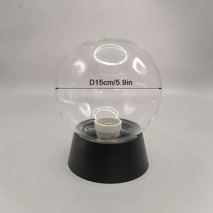 lampadaire extérieur globe noir pour éclairage de jardin et terrasse - vue 8 sur 15
