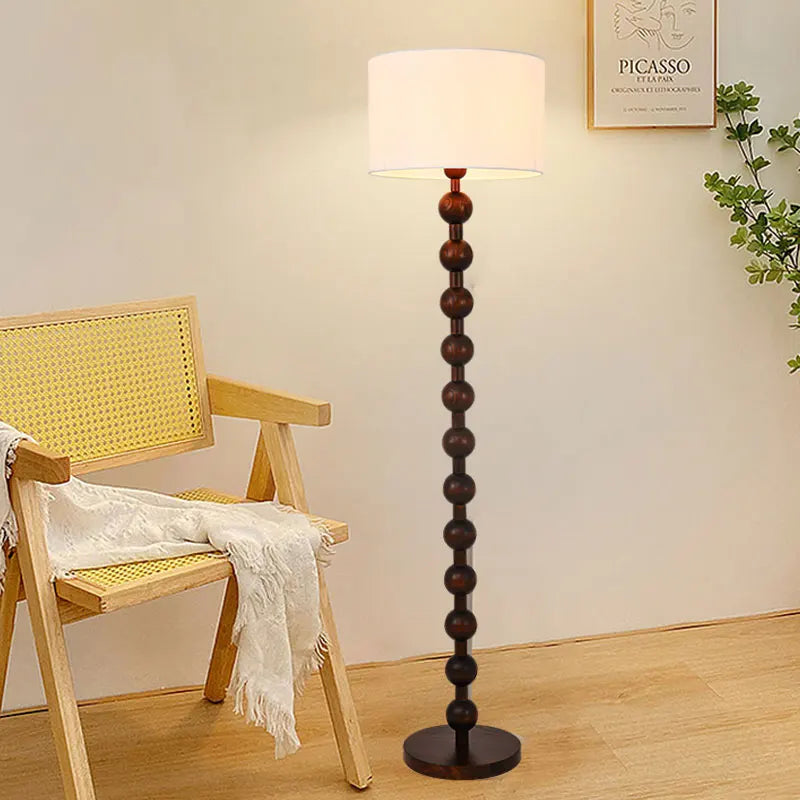 Lampadaire en bois haut de gamme pour décoration intérieure rétro