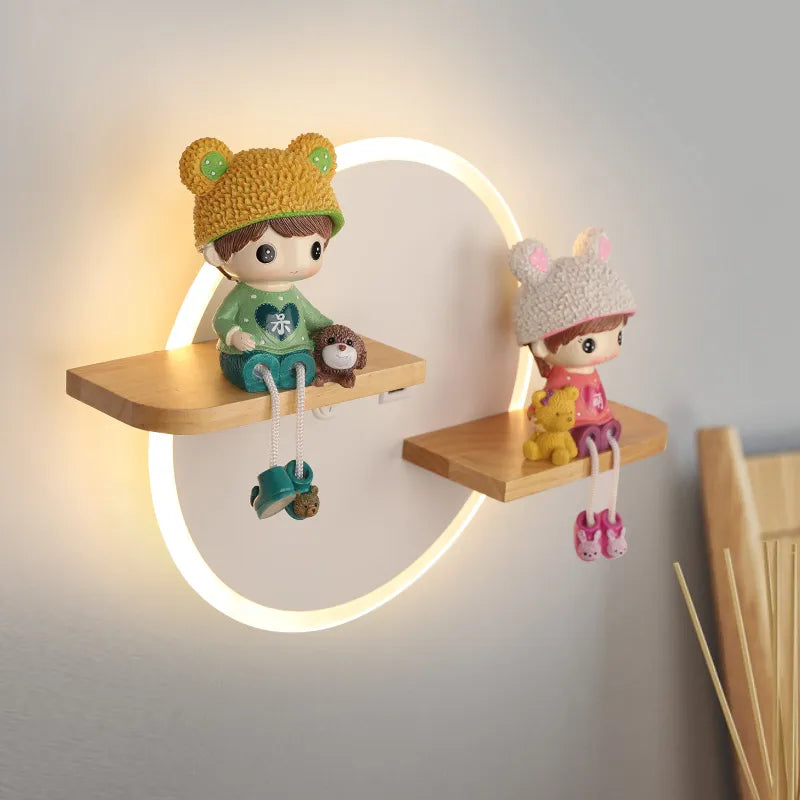 Applique murale de chambre d'enfant de dessin animé nordique - vue 5 sur 10