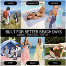 serviette de plage turque rayures franges seche rapide
