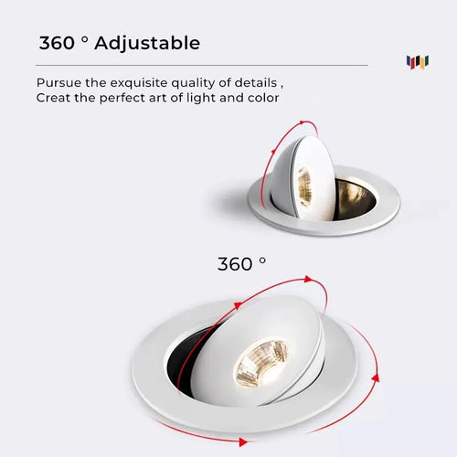 spot led encastrable lumineux pour intérieur