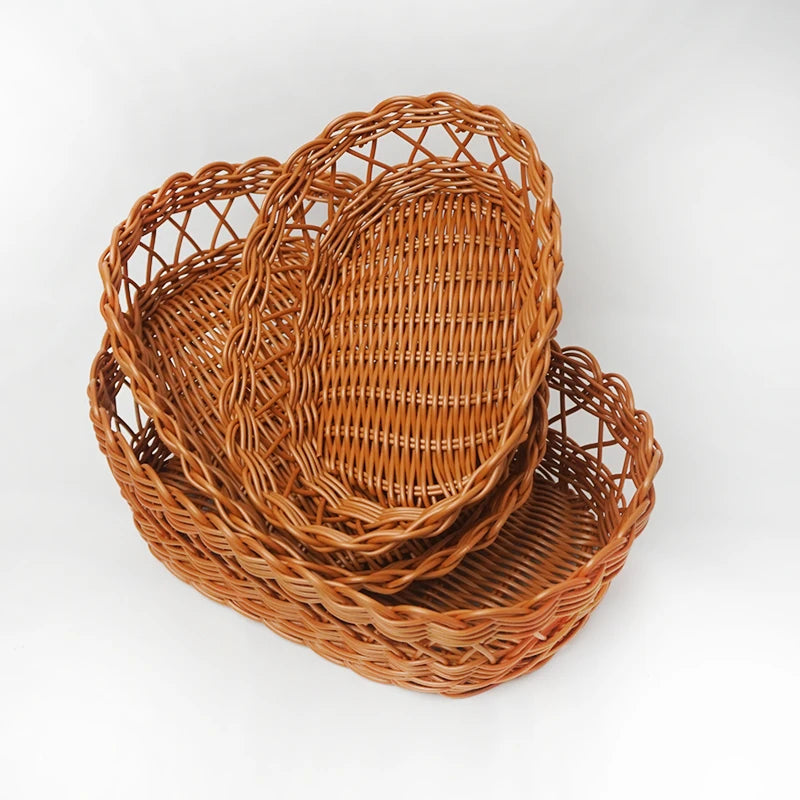 panier de rangement tissé pour collations et fruits - vue 5 sur 8