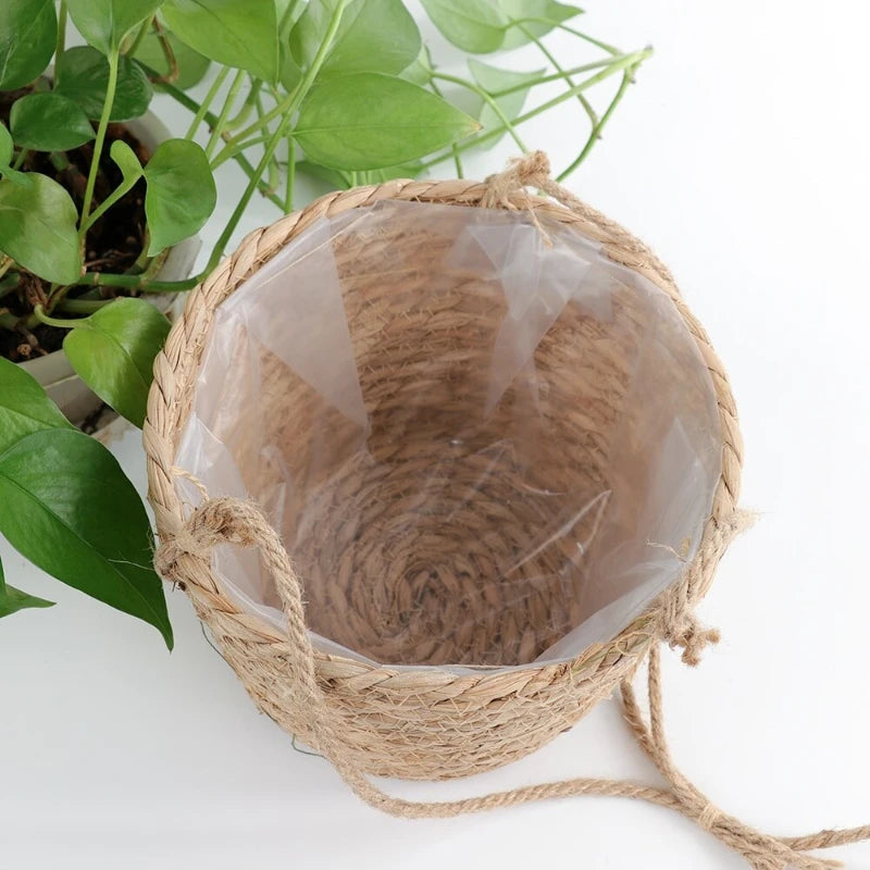jardinière suspendue en macramé pour plantes d'intérieur et d'extérieur - vue 11 sur 10
