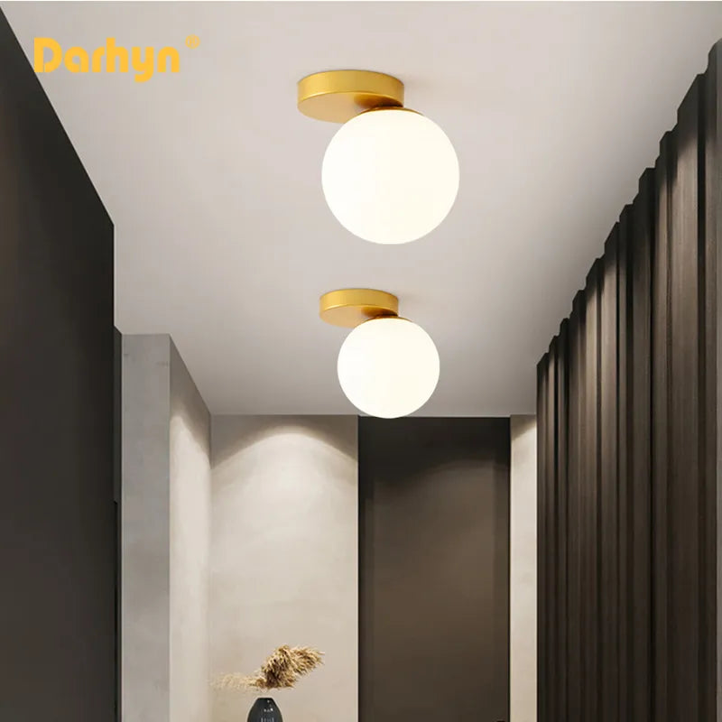 Plafonnier LED design nordique passerelle - vue 6 sur 10