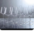 verre a vin cristal extra fin bord bombe