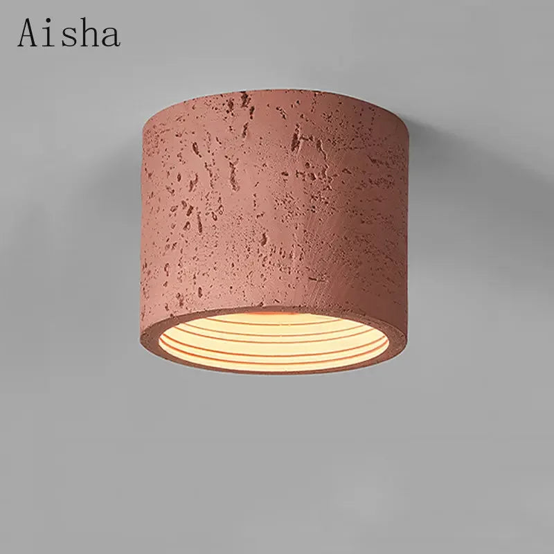 plafonnier led wabi-sabi style nordique pour décoration intérieure - vue 3 sur 14