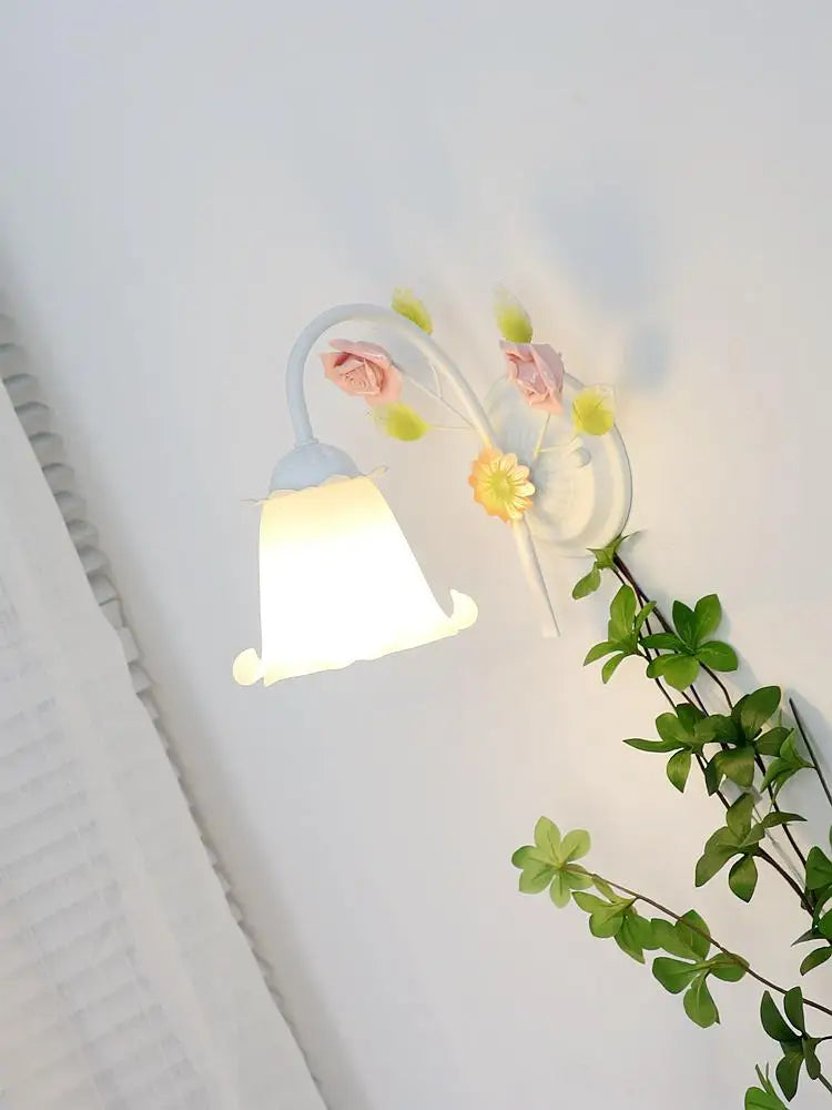 applique murale moderne fleurs pour décoration lumineuse chaleureuse - vue 8 sur 8