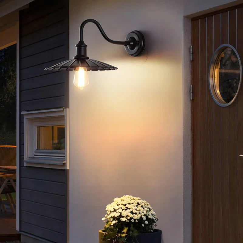Applique murale rétro à Led étanche pour Loft de pays américain - vue 3 sur 9