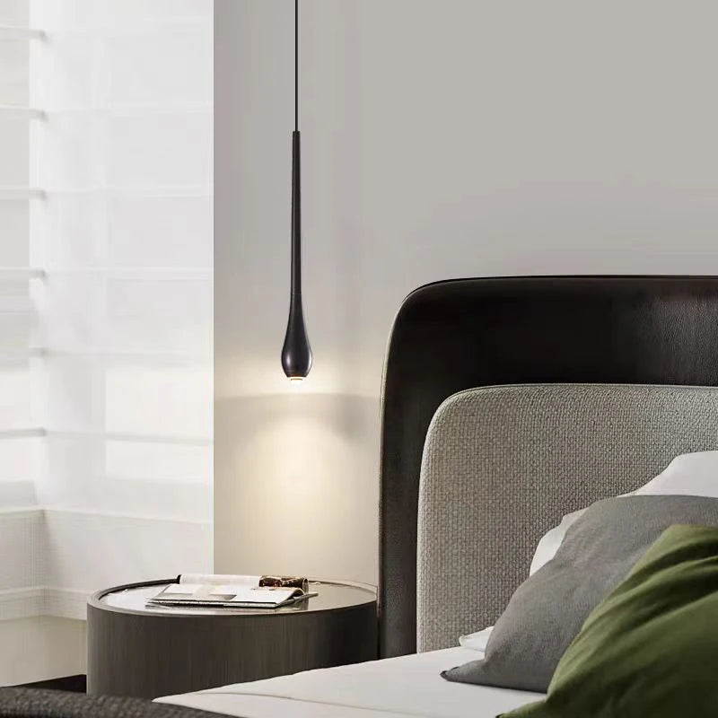 lampe led suspendue en laiton design moderne 3 intensités variables - vue 4 sur 8