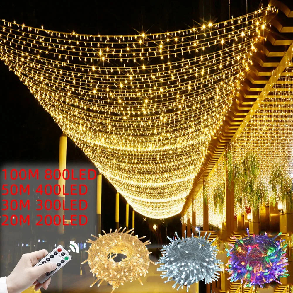 Guirlande lumineuse led étanche pour décoration intérieure et extérieure 2024