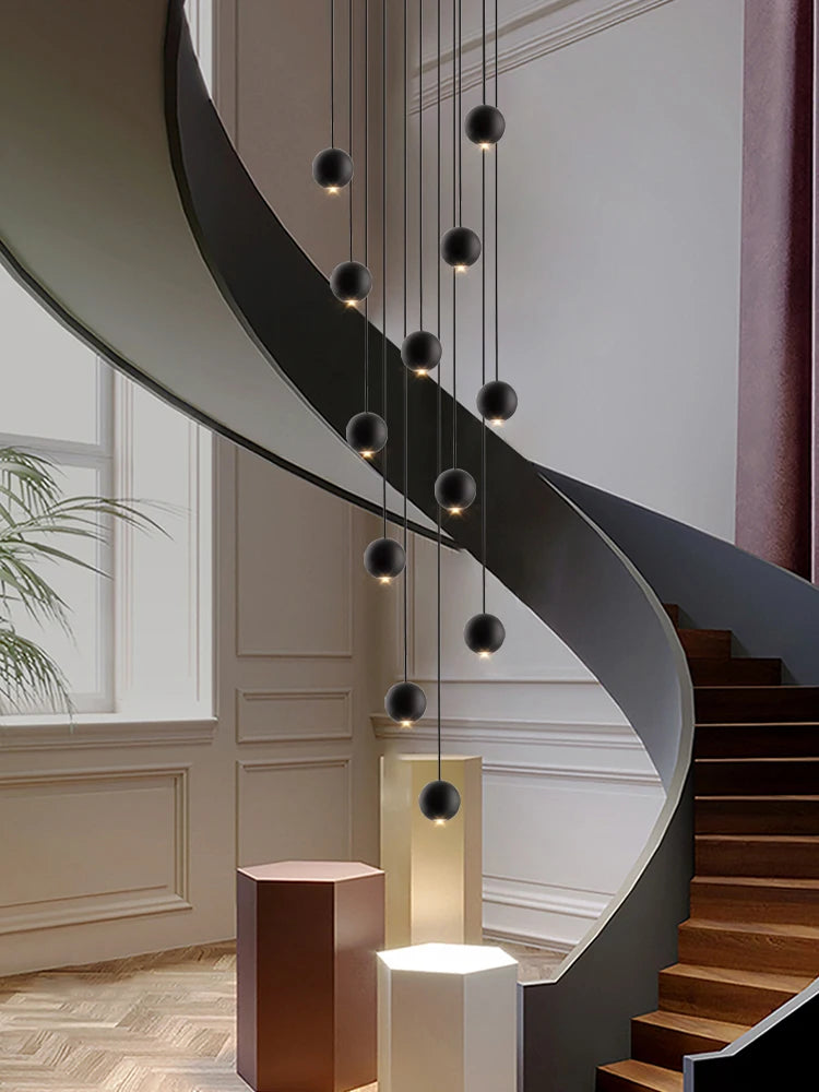 lustre orb design circulaire décoratif pour penthouse