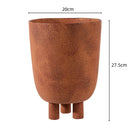 vase géométrique en céramique pour décoration florale artisanale