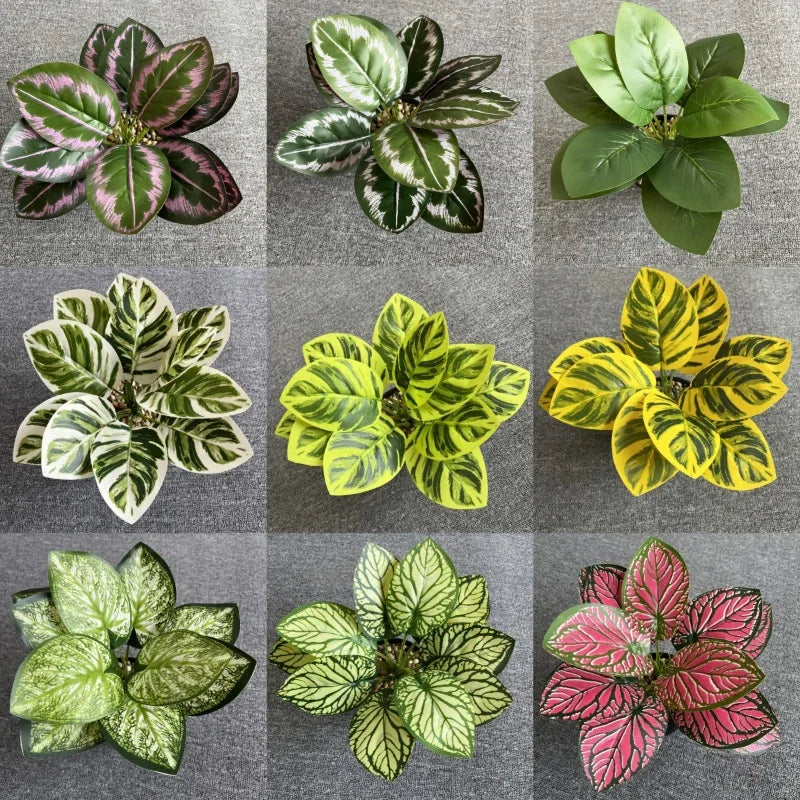 feuilles de phénix artificielles décoration verte en plastique - vue 4 sur 40