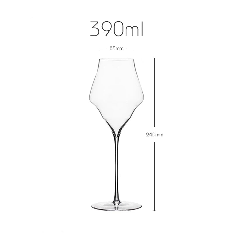 Verre champagne cristal style josephinen fait main fin