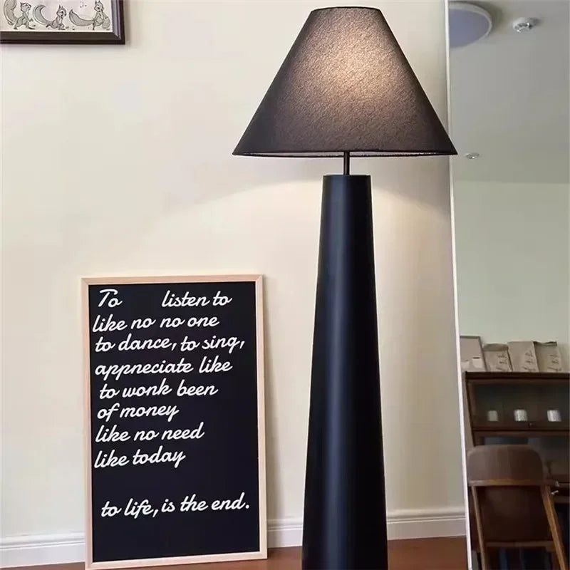 lampe de lecture sur pied style wabi sabi en forme de champignon - vue 6 sur 8