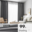 Rideau occultant épais style moderne minimaliste salon chambre