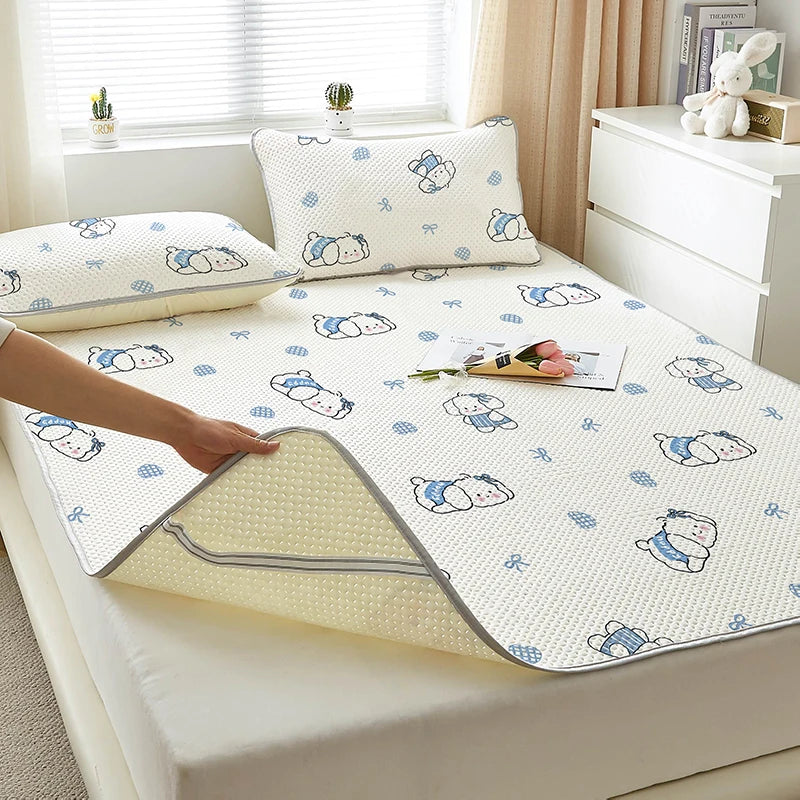 serviette en coton d'été série dessins animés fraîche et confortable